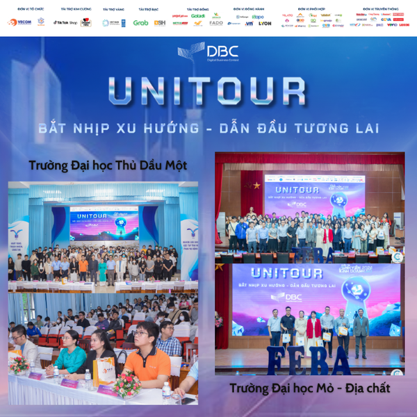 Unitour 2024 tại Trường Đại học Thủ Dầu Một và Trường Đại học Mỏ - Địa chất