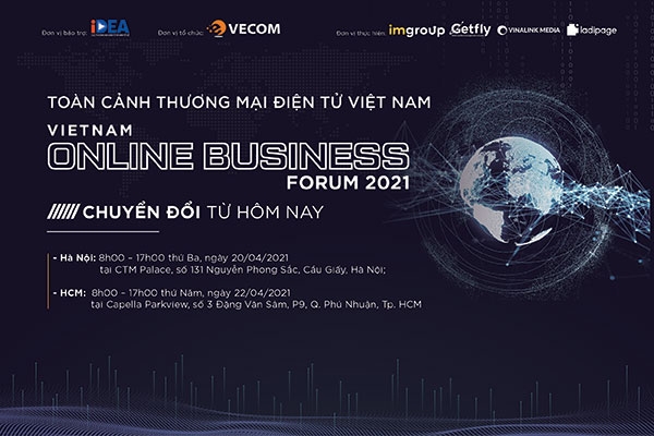 EBI 2021 sẽ được công bố tại Diễn đàn Toàn cảnh Thương mại điện tử Việt Nam