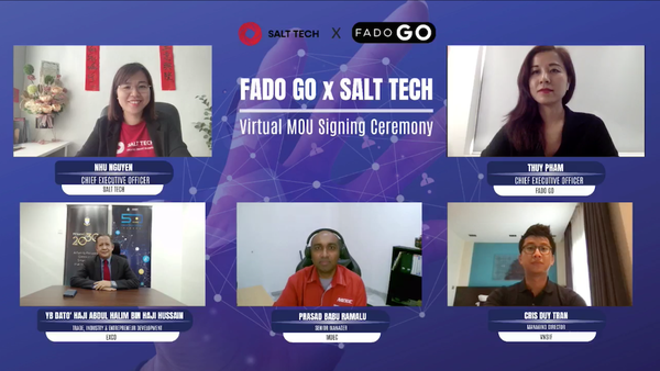 Fado Go và Salt Tech Solutions Malaysia ký kết hợp tác mở rộng thị trưởng qua hệ sinh thái của Fado