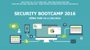 Security Bootcamp 2016 diễn ra vào tháng 9