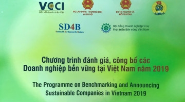 Chương trình đánh giá, công bố các Doanh nghiệp bền vững tại Việt Nam năm 2019