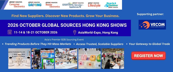 Global Sources Hong Kong Shows 2026: Cơ hội kết nối nhà cung cấp và mở rộng nguồn cung ứng tại châu Á