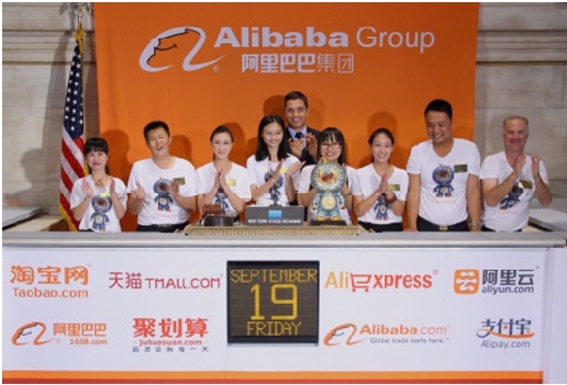 Tập đoàn Alibaba niêm yết trên sàn chứng khoán New York