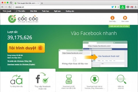 Trình duyệt Cốc Cốc của người Việt sẽ vượt mặt Google