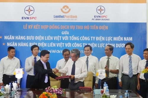 LienVietPostBank sẽ thu hộ tiền điện cho Điện lực miền Nam
