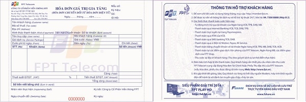 FPT Telecom triển khai sử dụng hóa đơn điện tử