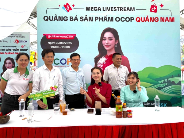 MEGA LIVESTREAM OCOP QUẢNG NAM: ĐẨY MẠNH TIÊU THỤ ĐẶC SẢN ĐỊA PHƯƠNG TRÊN NỀN TẢNG SỐ