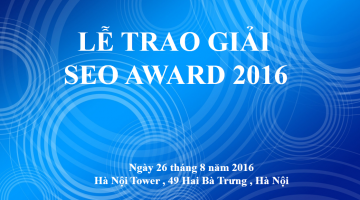 Công bố giải thưởng cuộc thi SEO AWARD tại Diễn đàn Tiếp thị trực tuyến