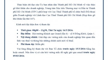Đối thoại giữa Doanh nghiệp với Lãnh đạo Cục thuế thành phố Hồ Chí Minh