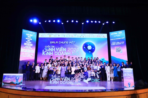Khuyến khích sự sáng tạo và tư duy kinh doanh số của sinh viên tại Gala Chung kết Cuộc thi Sinh viên Kinh doanh số 2024