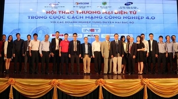 Gần 300 doanh nghiệp, tổ chức và cá nhân đến tham dự hội thảo thương mại điện tử tại Hải Phòng