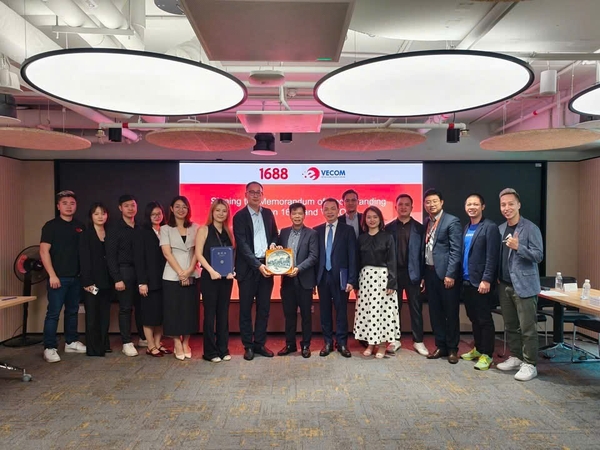 Alibaba 1688 và Hiệp hội Thương mại Điện tử Việt Nam (VECOM) ký kết thỏa thuận hợp tác
