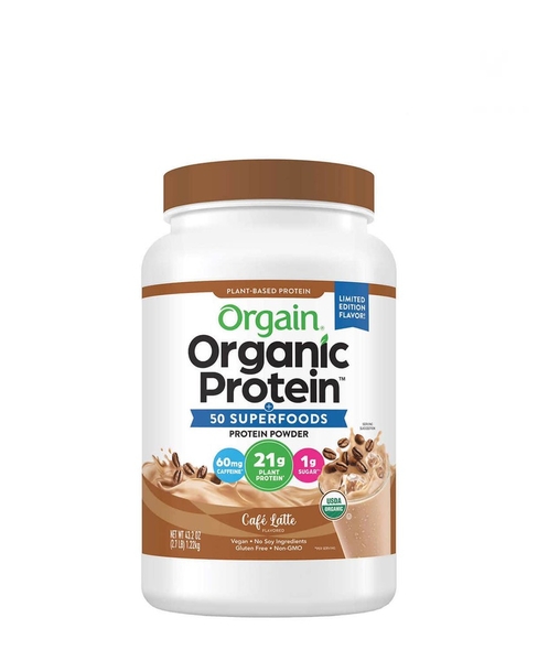 ORGAIN - ORGANIC PROTEIN PROTEIN POWDER (BỘT PROTEIN COFFE LATTE 1,22KG)