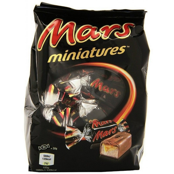 MARS - MINIATURES (CHOCOLATE CARAMEL 100G)