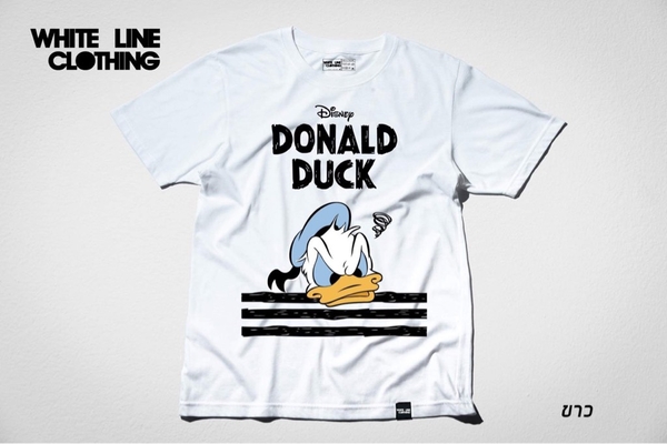 WHITE LINE CLOTHING - DISNEY DONALD DUCK (ÁO THUN TRẮNG MÃ 21)