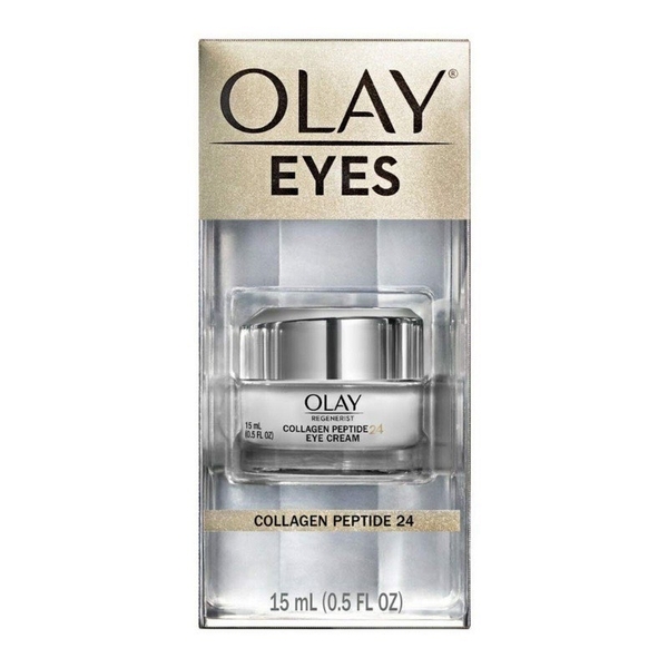 Did Olay Collagen Peptide 24 Eye Cream undergo any testing for its ingredients, such as Collagen Peptide and Vitamin B3+?