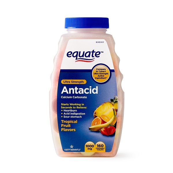 EQUATE - ANTACID (HỖ TRỢ ĐẦY HƠI, KHÓ TIÊU 160 VIÊN)