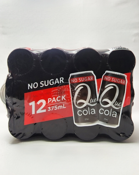 QUE - COLA NO SUGAR (NƯỚC NGỌT KHÔNG ĐƯỜNG 12x375ml)