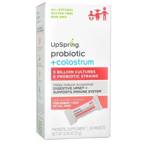 UpSpring Probiotic +Colostrum (Men vi sinh và sữa bò non 30 gói)
