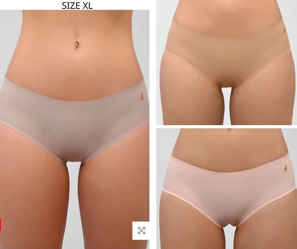 CUIDADO CON EL PERRO - BIKINI SUAJE CAFE (QUẦN LÓT NỮ SIZE XL)