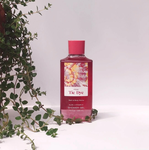 BATH & BODY WORKS - SHOWER GEL PINK TIE DYE (SỮA TẮM 295ml)