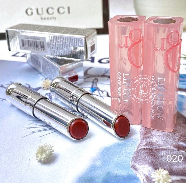 DIOR - ADDICT LIP GLOW (SON DƯỠNG 020 ĐỎ NÂU 3,2G)