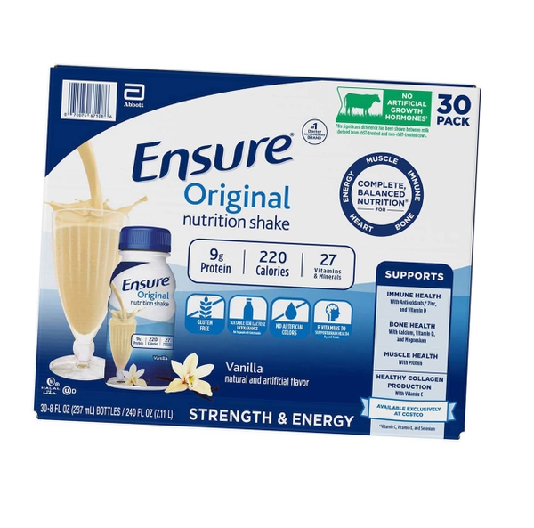 Ensure - Original Nutrition Shake (Sữa Nước 1 Thùng 30 Chai)