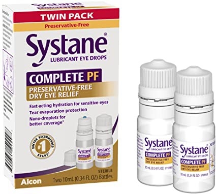 SYSTANE - COMPLETE PF (SET NHỎ MẮT 2 CHAI 2x10ml)