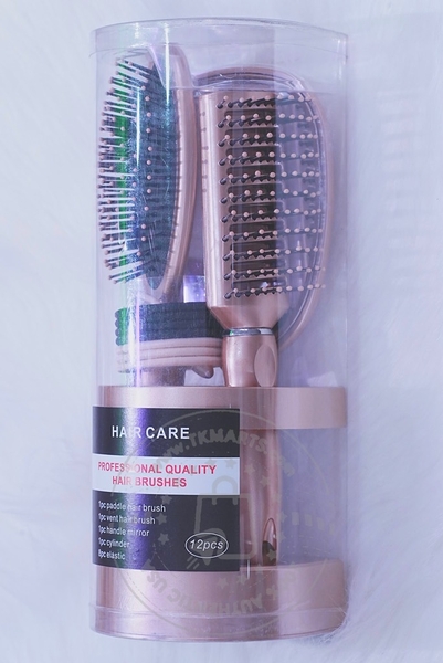 HAIR CARE - Hair Brushes (SET Lược 12 Món)