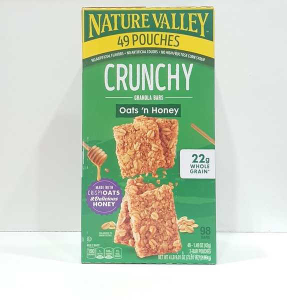 NATURE VALLEY - CRUNCHY GRANOLA BARS OATS’N HONEY (BÁNH NGŨ CỐC YẾN MẠCH, MẬT ONG 1 THANH)