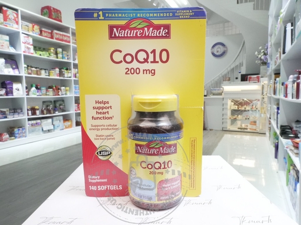 NATURE MADE - CoQ10 200MG (BỔ TIM 140 VIÊN)