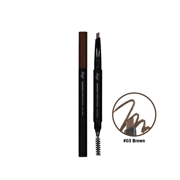 FMGT - DESIGNING EYEBROW PENCIL (CHÌ KẺ MÀY 03 BROWN 0,3G)