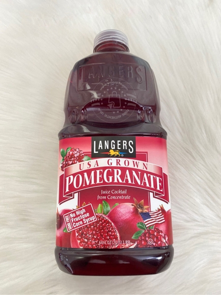 LANGERS - Pomegranate (Nước Ép Lựu 1.89L)