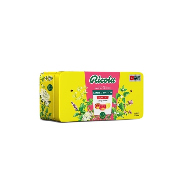 RICOLA - LIMITED EDITION SUGAR FREE (KẸO HO RICOLA THẢO MỘC 90G)