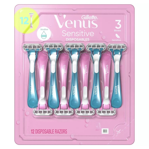 Venus - Gillette Sensitive (SET Dao Cạo 12 Cái)