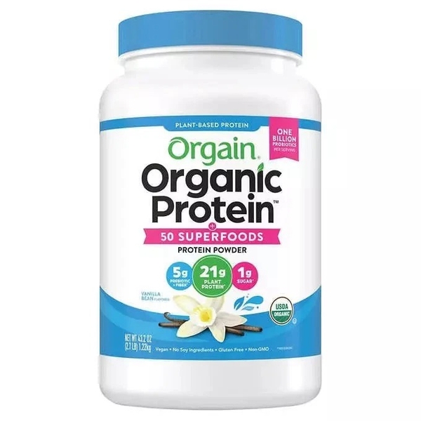 Orgain - Organic Protein Vani (Bột Protein Thực Vật 1.2KG)