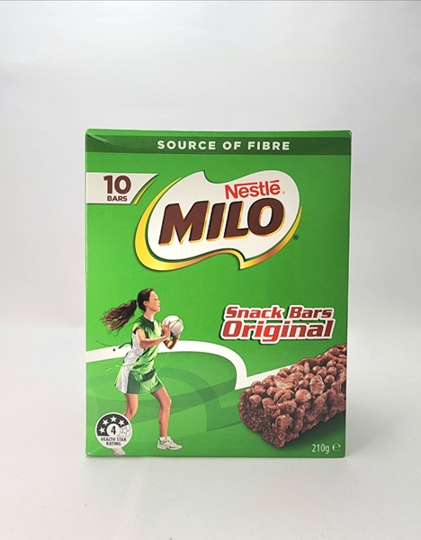 NESTLE - MILO SNACK BARS ORIGINAL (BÁNH MILO NGUYÊN BẢN 210G)