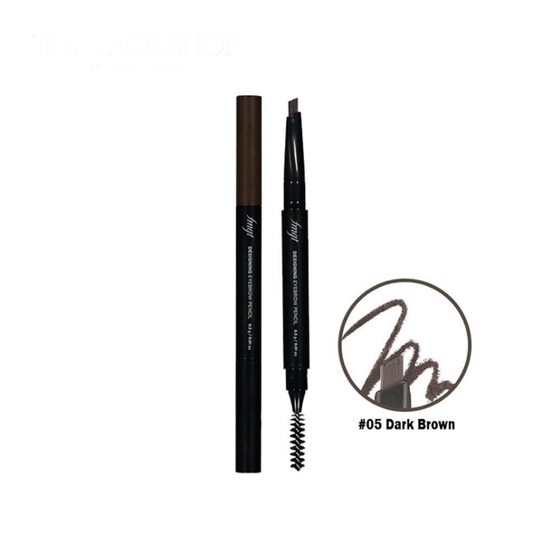 FMGT - DESIGNING EYEBROW PENCIL (CHÌ KẺ MÀY 05 DARK BROWN 0,3G)