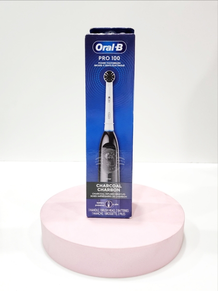 ORAL-B - PRO 100 CHARCOAL CHARBON (BÀN CHẢI PIN)