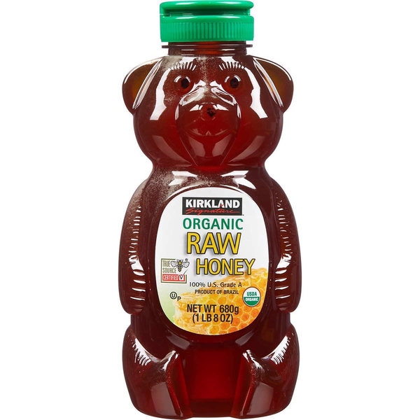 KIRKLAND - RAW ORGANIC HONEY (MẬT ONG GẤU 680G)