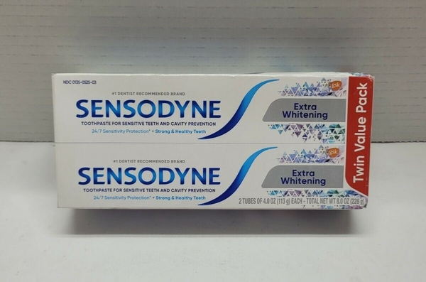 SENSODYNE - EXTRA WHITENING TWIN VALUE PACK (KEM ĐÁNH RĂNG 226G)