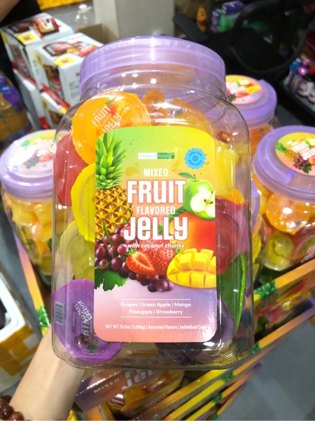 TROPICAL FIELDS - MIXED FRUIT FAVORED JELLY (RAU CÂU 1,45KG)