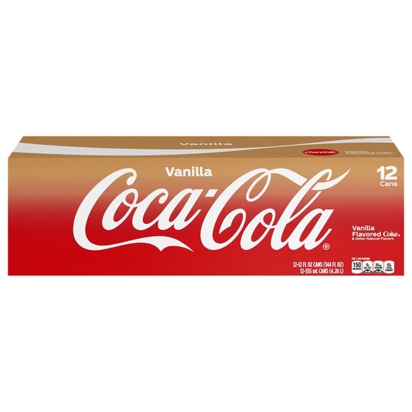 COCA COLA - VANILLA FLAVORED COKE ( NƯỚC NGỌT COCA VANILLA 12 LON x 355ML )