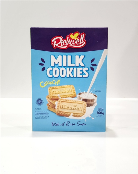 RICHWELL - MILK COOKIES (BÁNH QUY SỮA 160G)