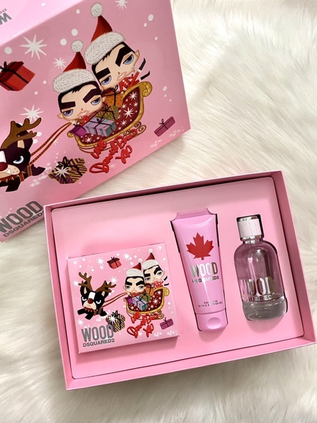 DSQUARED2 - WOOD (GIFT SET EDT 100ml, SHOWER GEL 100ml, TÚI)