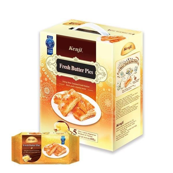 KENJI - FRESH BUTTER PIES (BÁNH KEM XỐP VỊ SỮA TƯƠI 400G)