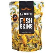 THESnakYard - Salted Egg Fish Skin (Da Cá Trứng Muối 145g)