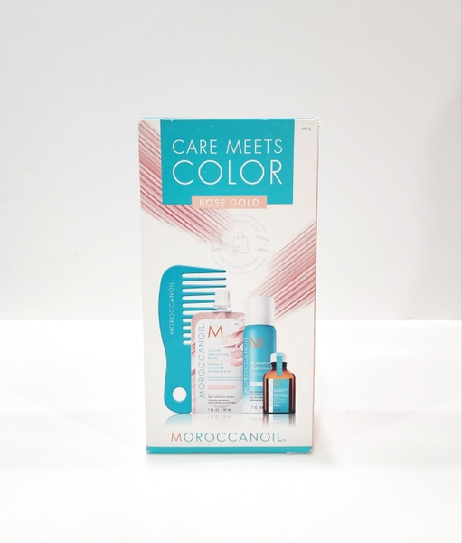 MOROCCANOIL - CARE MEETS COLOR ROSE GOLD (SET DƯỠNG TÓC)