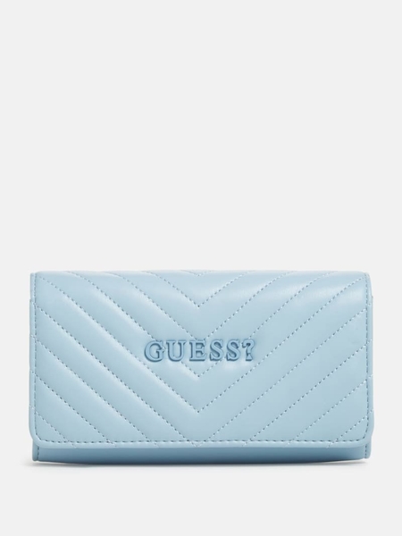 GUESS - DX23141 BLUE CASSIE QUILT MULTI ORG (BÓP GUESS XANH)