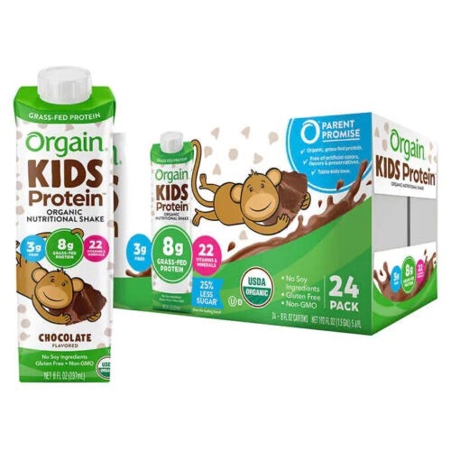 ORGAIN - KIDS PROTEIN CHOCOLATE (SỮA PROTEIN CHOCOLATE CHO BÉ 24 HỘP)